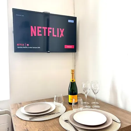 Appartement La Parenthese Champenoise - Cozy, Netflix & Desk Reims